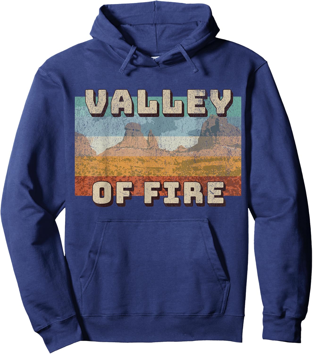 Valley Of Fire State Park Hoodie - Hoodie | Navy