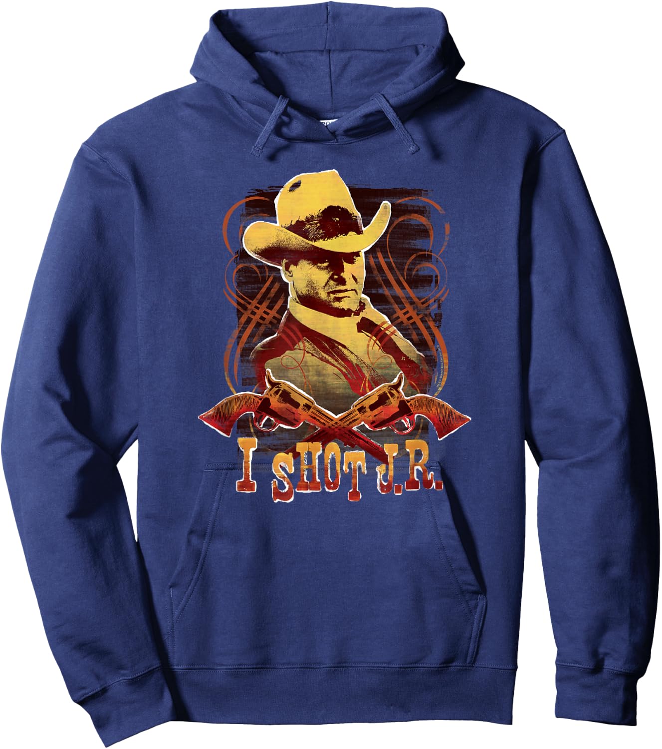 Dallas TV Series I Shot J.R. Hoodie - Hoodie | Navy