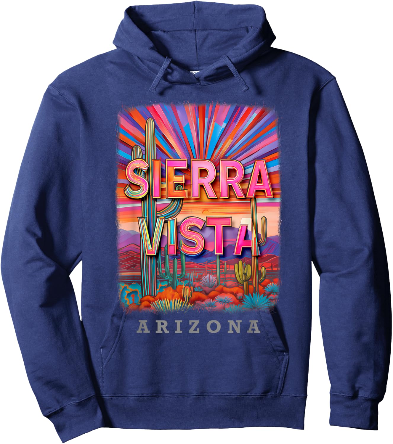 Sierra Vista Arizona AZ Sunset Splendor SD420 Hoodie - Hoodie | Navy