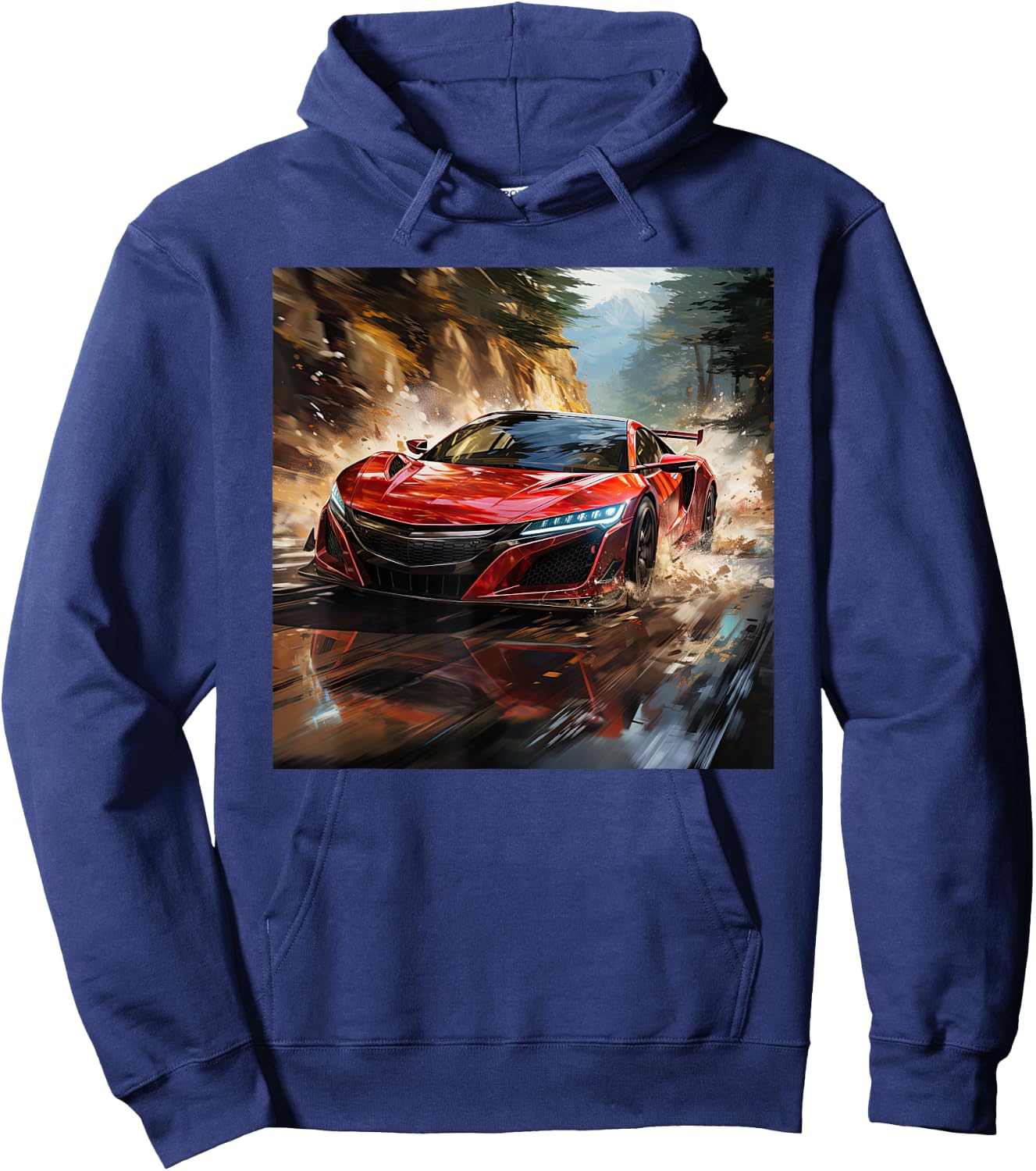 JDM Racing Car Scene NSX Tuning Drift Import Hoodie - Hoodie | Navy