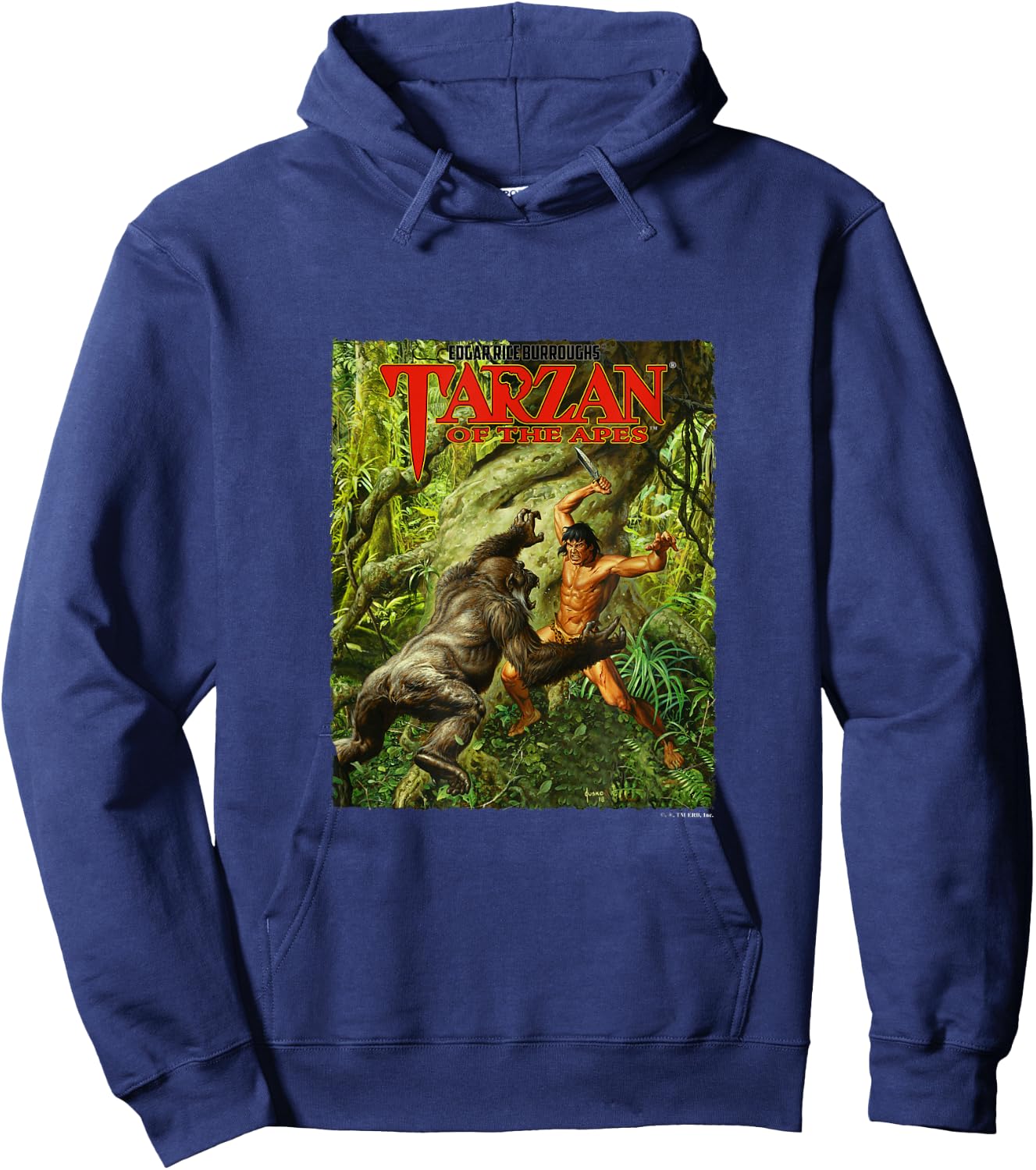 Tarzan of the Apes Hoodie - Hoodie | Navy