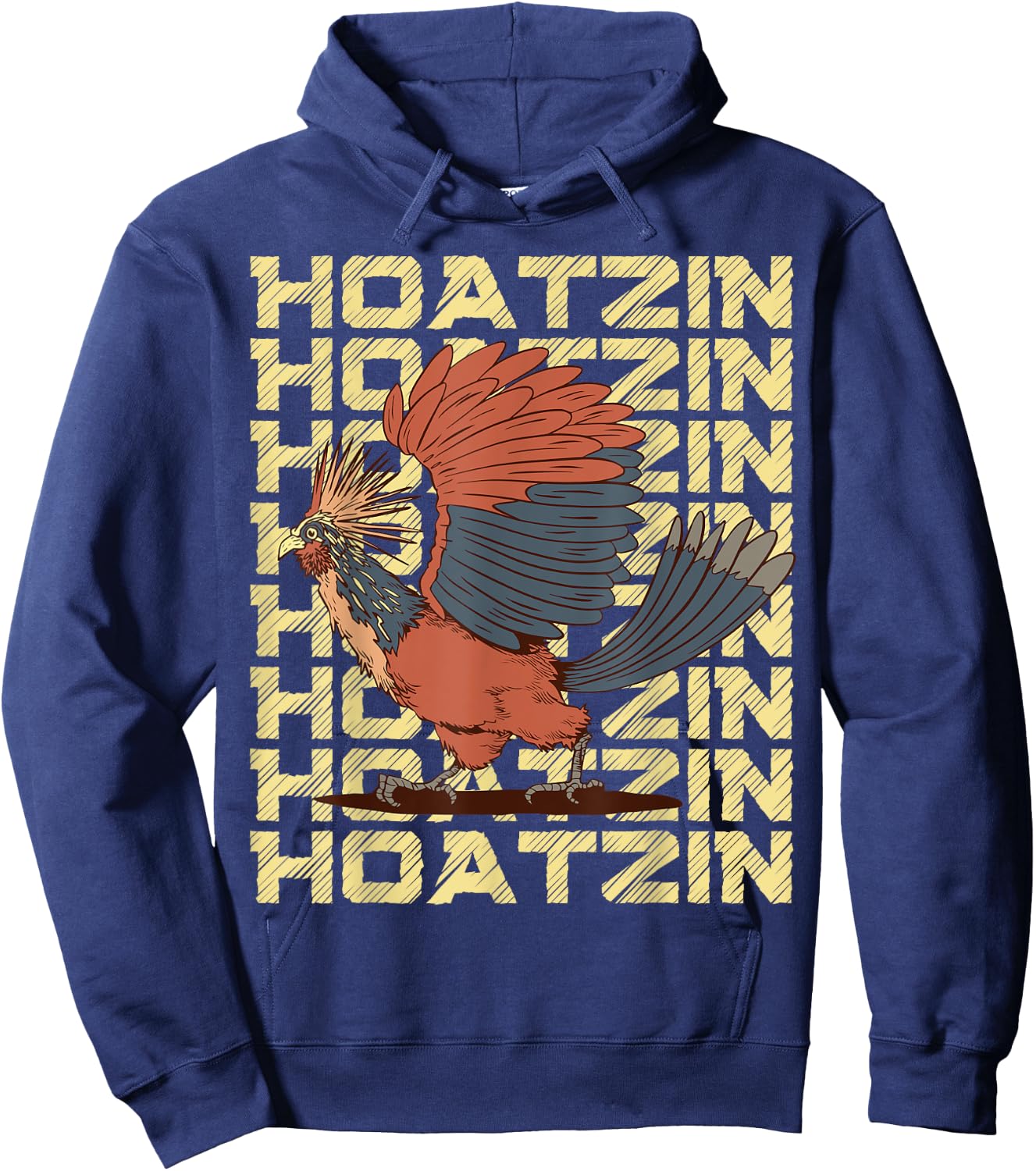 Hoatzin Bird Hoodie - Hoodie | Navy