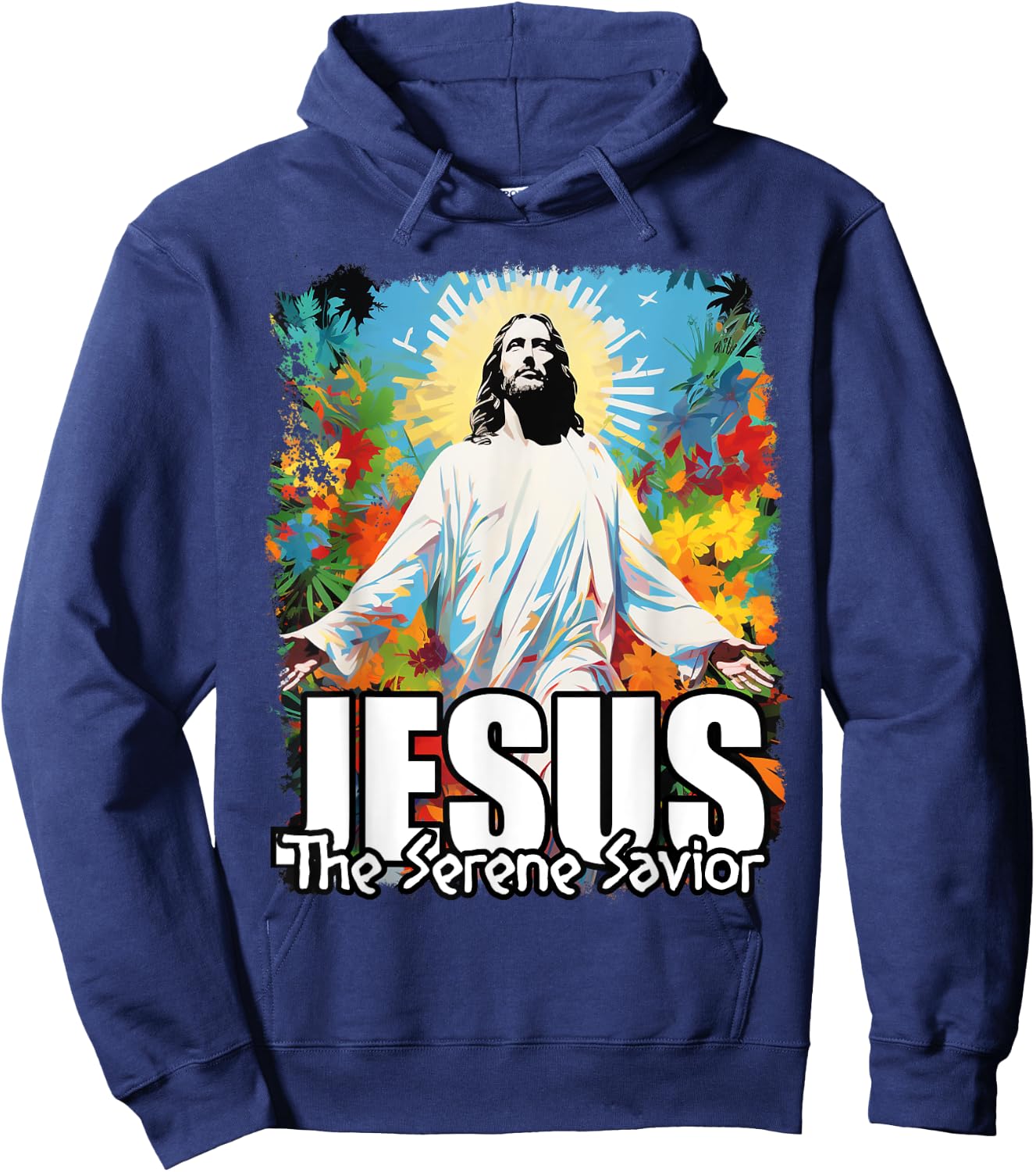 Jesus Christ Hoodie - Hoodie | Navy