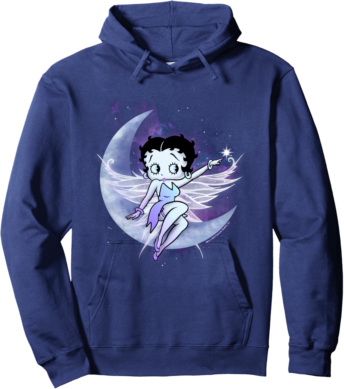 Betty Boop Moon and Star Fairy Hoodie - Hoodie | Navy