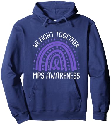 We Fight Together MPS Awareness Hoodie - Hoodie | Navy