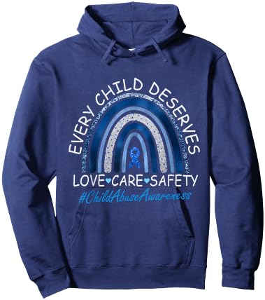 Child abuse awareness Child abuse prevention Hoodie - Hoodie | Navy