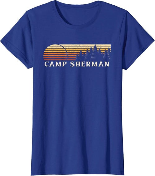 Camp Sherman, OR Vintage Evergreen Sunset Eighties Retro