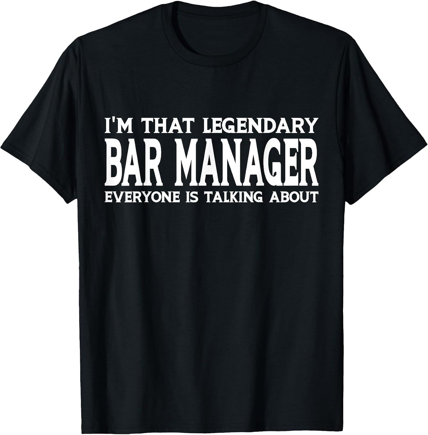 Bar Manager Job Title Employee Funny Worker Bar Manager