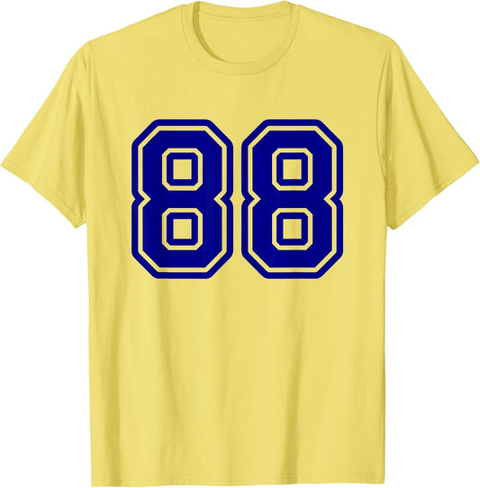 Number #88 Blue Varsity Number 88