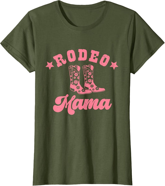 Rodeo Mama Shirt Western Mama Matching Birthday