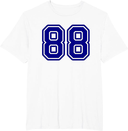 Number #88 Blue Varsity Number 88