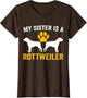 My Sister is A Rottweiler Funny Dog