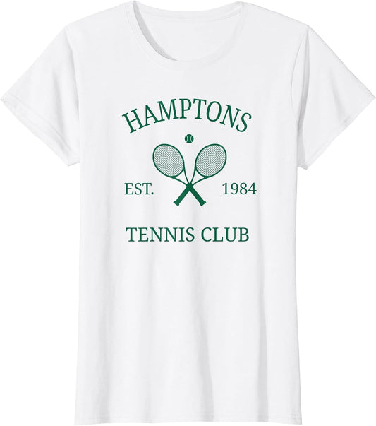 Hamptons Athletics Tennis Club Racquet Prep Vintage NY