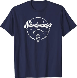 Shadynasty Jazz Club Sign, Afro Singer with Retro Microphone