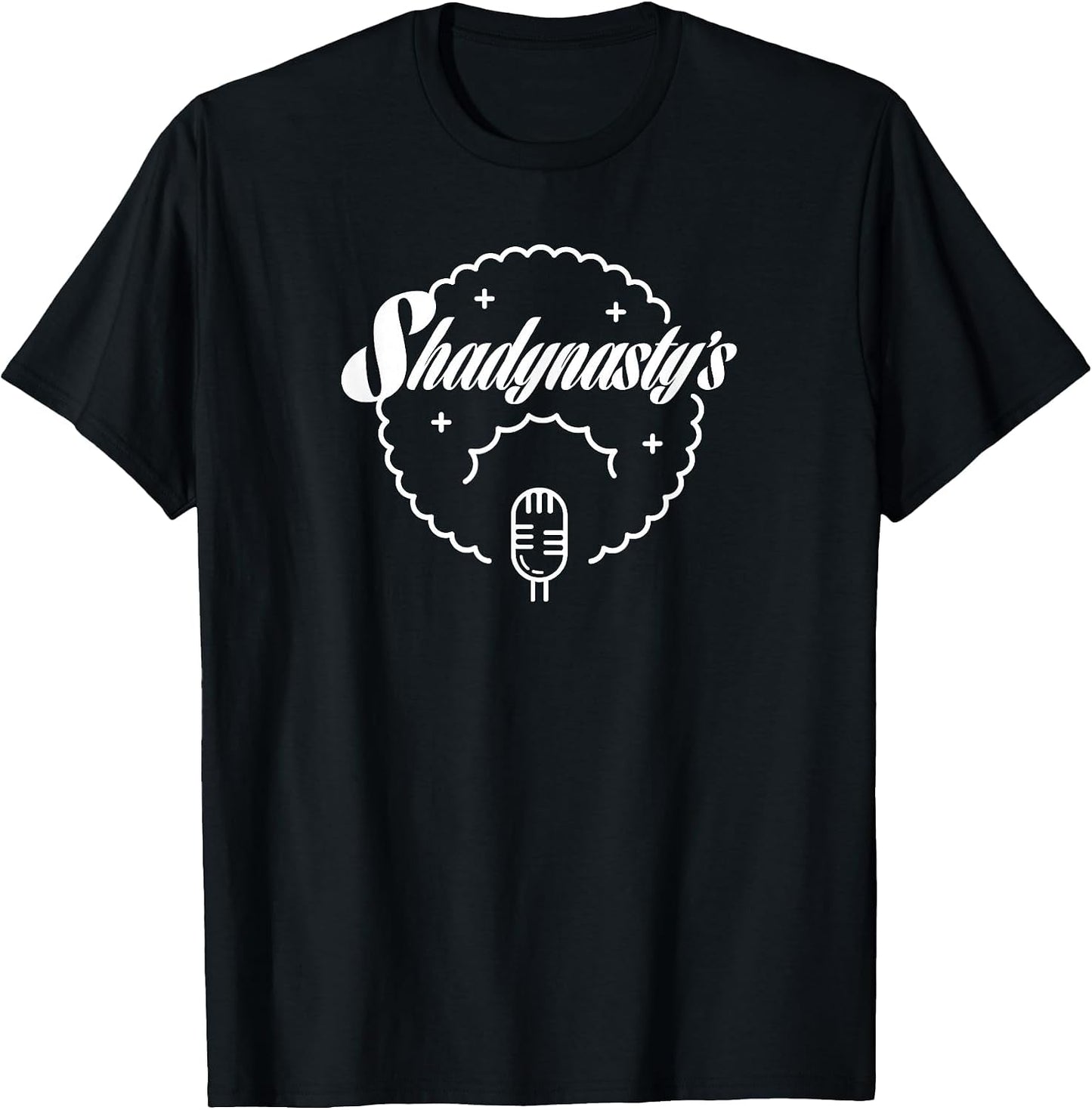 Shadynasty Jazz Club Sign, Afro Singer with Retro Microphone