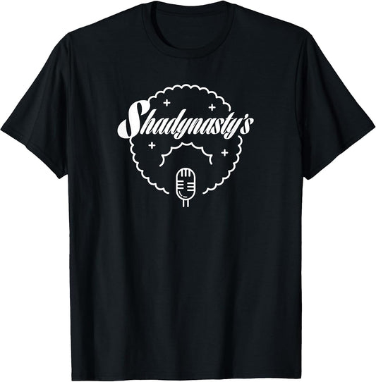 Shadynasty Jazz Club Sign, Afro Singer with Retro Microphone