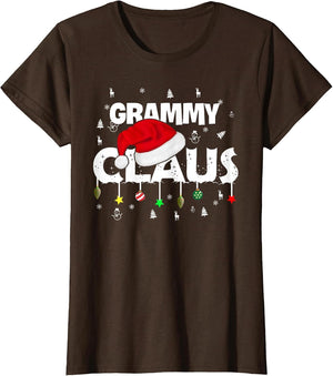Grammy Claus Funny Santa Christmas Pajama Matching Family