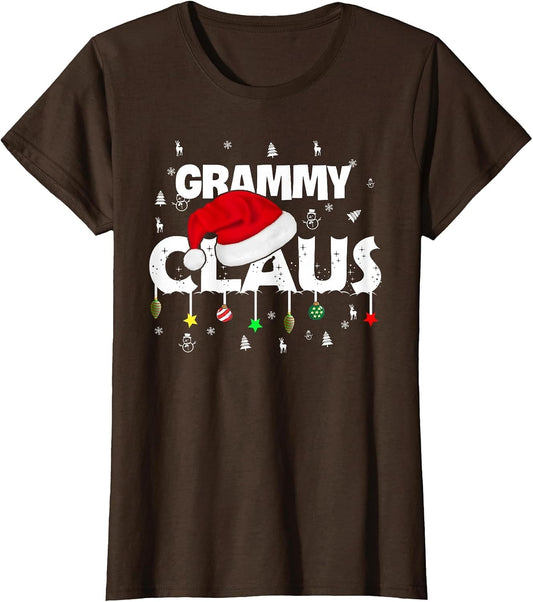 Grammy Claus Funny Santa Christmas Pajama Matching Family