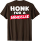 Motorcycle Stunt Design Honk for Wheelie Backprint