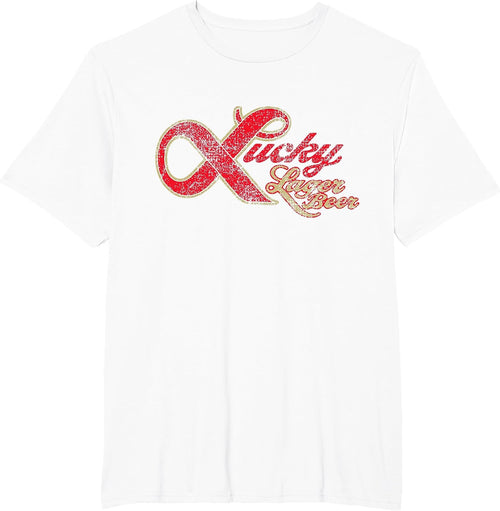 Lucky Lager Beer Vintage Style - Logo
