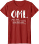Omi Shirts Mothers Day idea Cute Grandma Omi