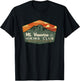 Retro Vesuvius Hiking Tourism for Italy Travel Vintage