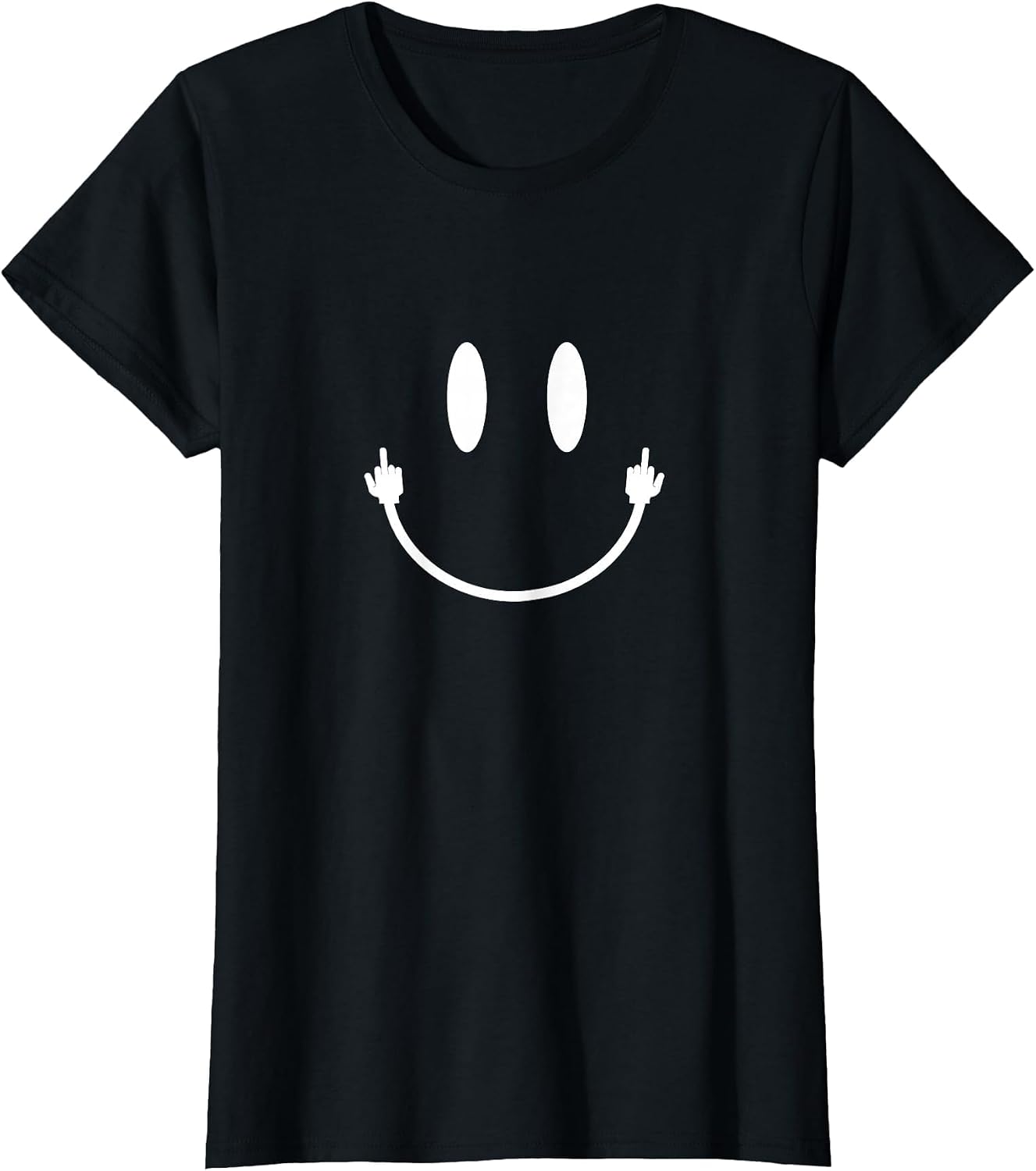 Smile Face Middle Finger Hand Funny Sarcasm Meme Smile Face