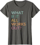 What If It All Works Out Floral Quote, Mental Health Anxiety