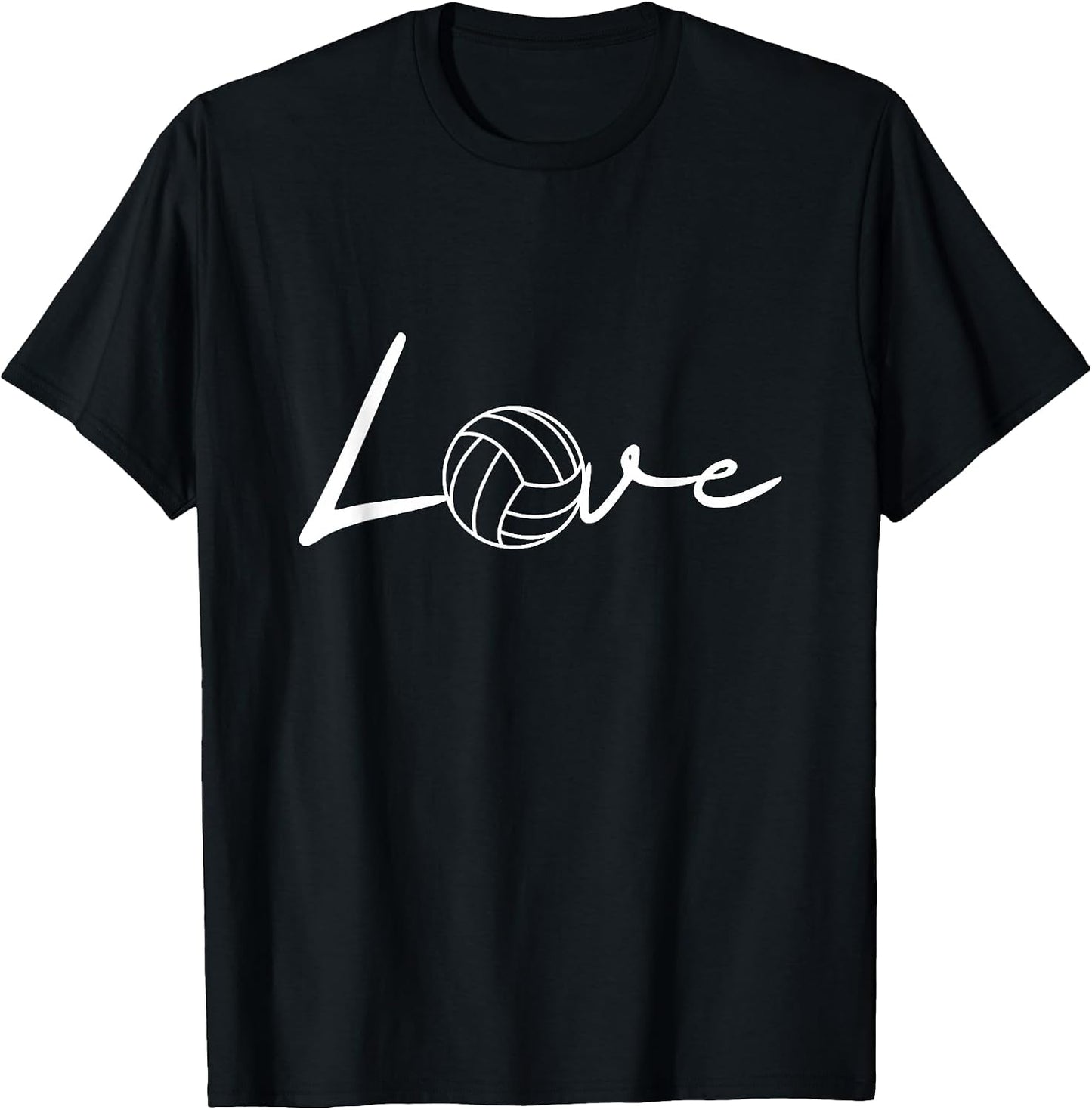 Love Volleyball Cute Cursive Script Sports Player Mom