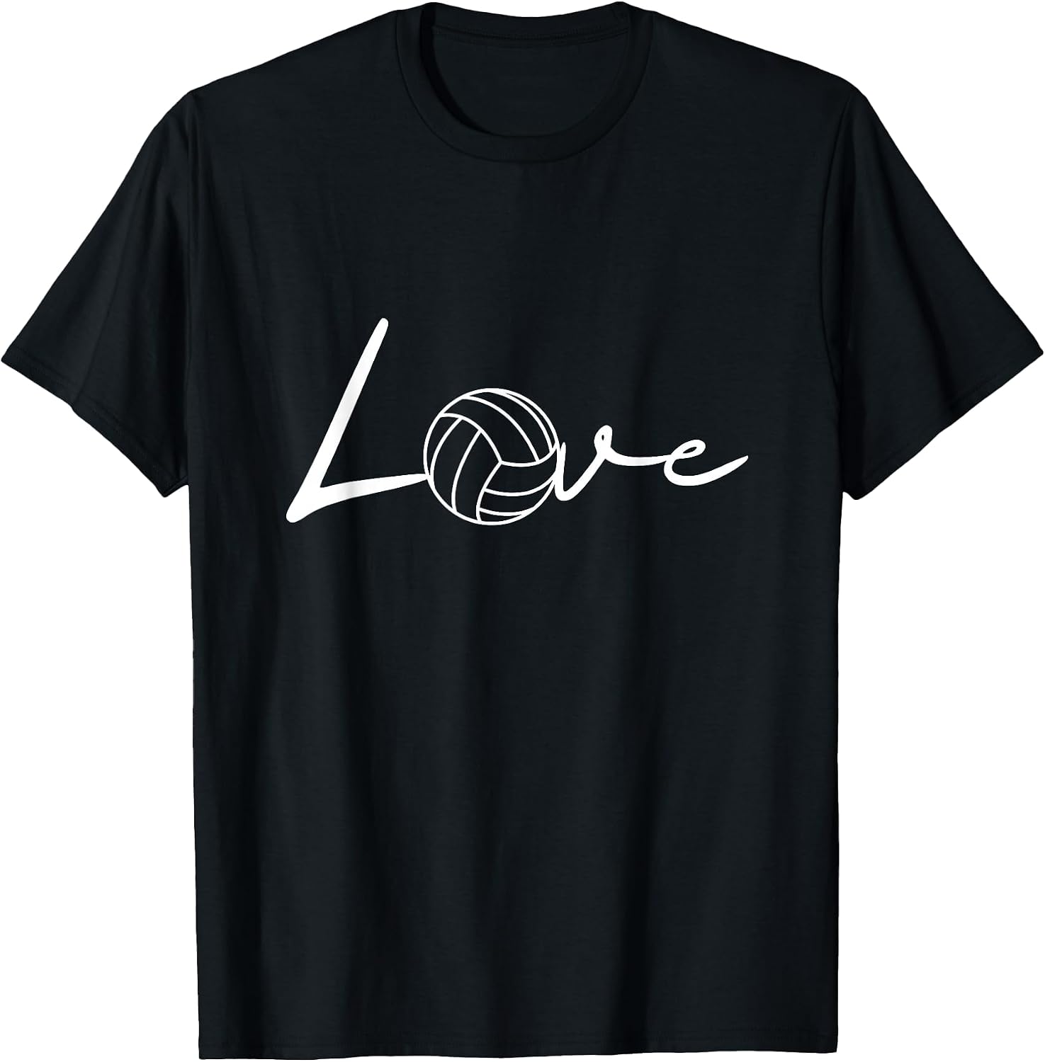 Love Volleyball Cute Cursive Script Sports Player Mom