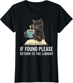If Found Please Return to The Library Bookish Book Lover