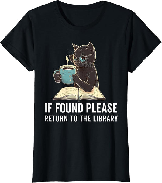 If Found Please Return to The Library Bookish Book Lover