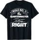 Rule No. 1: the QUARTERMASTER is always right