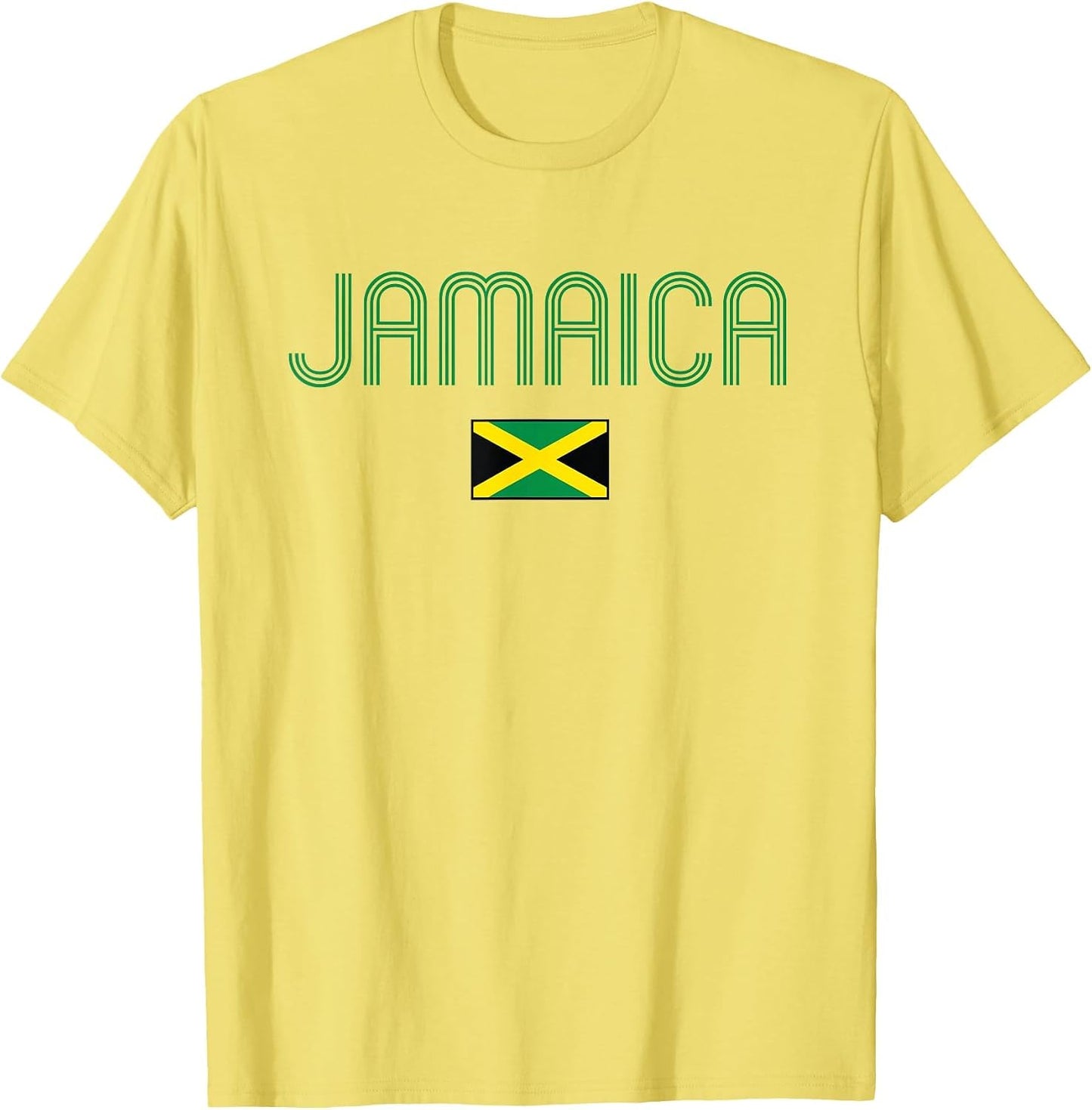 Jamaica Flag Jamaican Vintage Athletic Throwback Souvenir