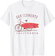 San Clemente California Surfing Fan Surfboard Bicycle Art