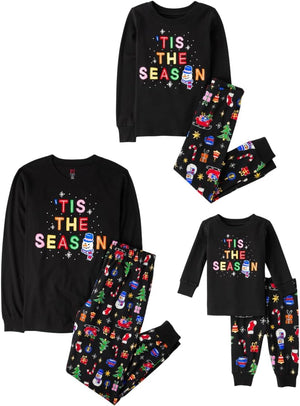 The Children's Place -baby Family Matching, Christmas and Holiday Pajama Sets, Cotton