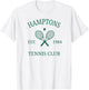 Hamptons Athletics Tennis Club Racquet Prep Vintage NY