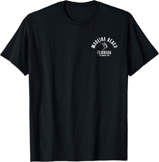 Madeira Beach Florida FL Retro Vintage Beach Front & Back Women