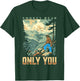 Smokey Bear Only You Vintage WPA Style Mountains Art Scene