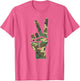 Camo Peace Sign Symbol Camouflage Women Adults