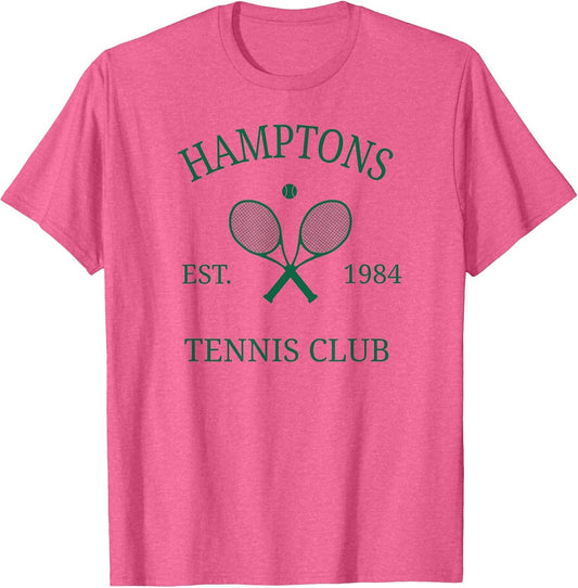 Hamptons Athletics Tennis Club Racquet Prep Vintage NY