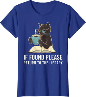 If Found Please Return to The Library Bookish Book Lover