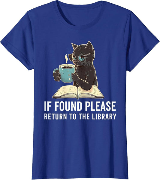 If Found Please Return to The Library Bookish Book Lover