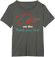 Heavy On The Thank You God Jesus Christian Vintage Quote