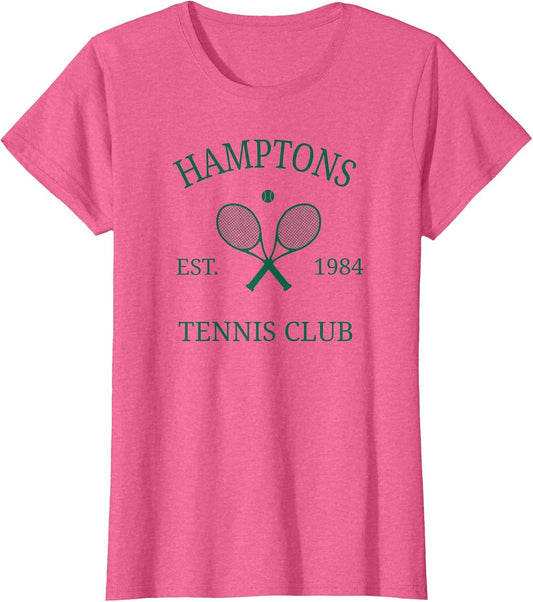 Hamptons Athletics Tennis Club Racquet Prep Vintage NY