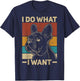 I Do What I Want Dog Lover Owner Retro Animal French Bulldog