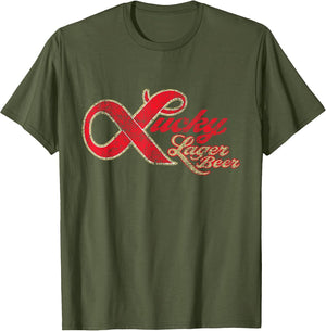 Lucky Lager Beer Vintage Style - Logo