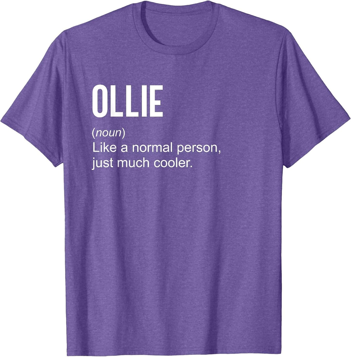 Ollie Definition Name Funny Personalized Birthday
