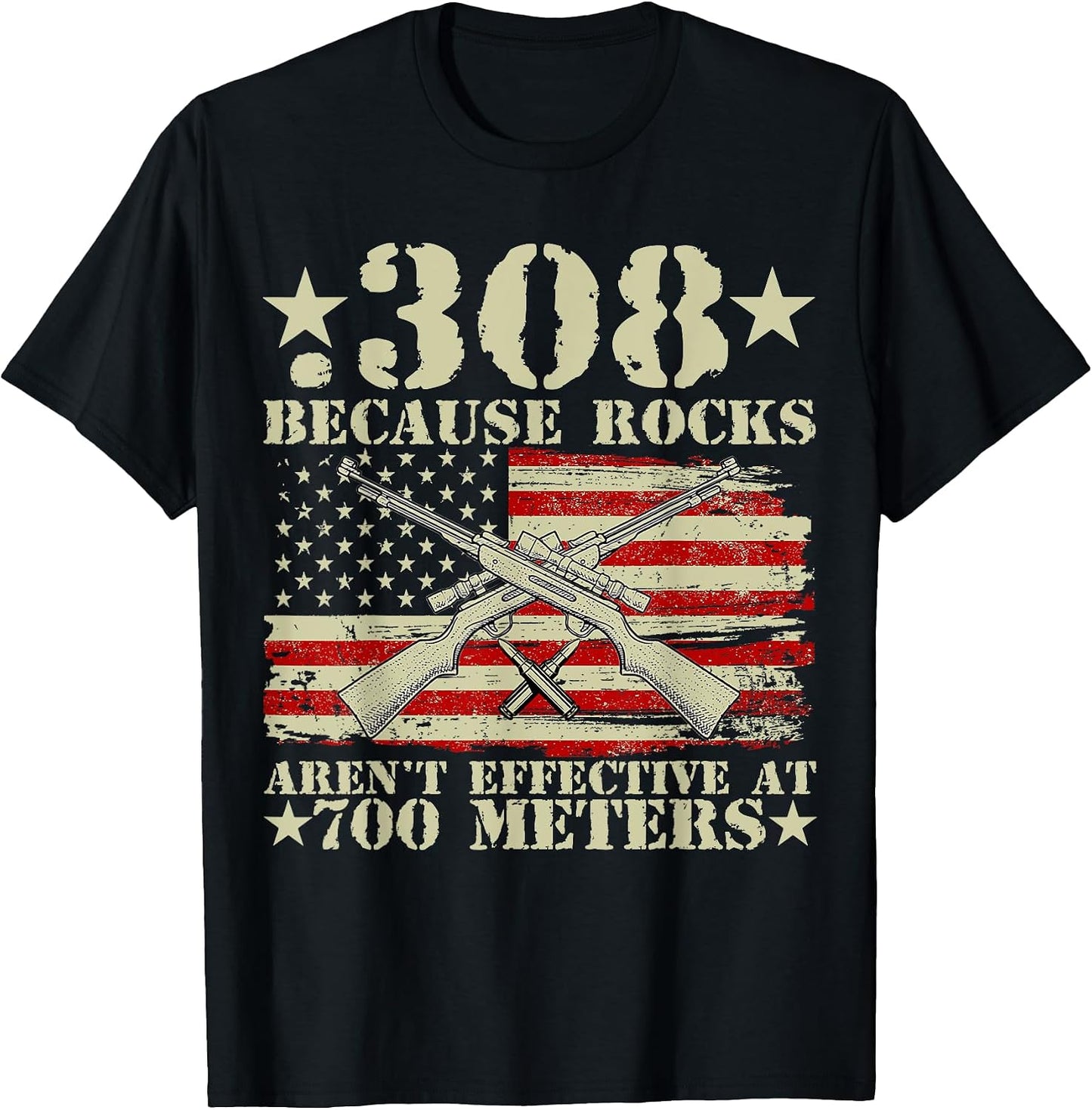 308 Because Rocks Aren't Effective At 700 Meters