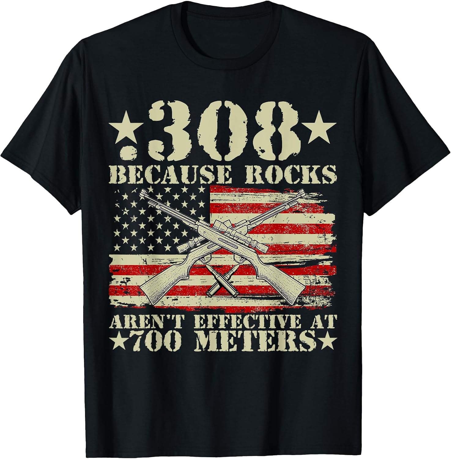 308 Because Rocks Aren't Effective At 700 Meters
